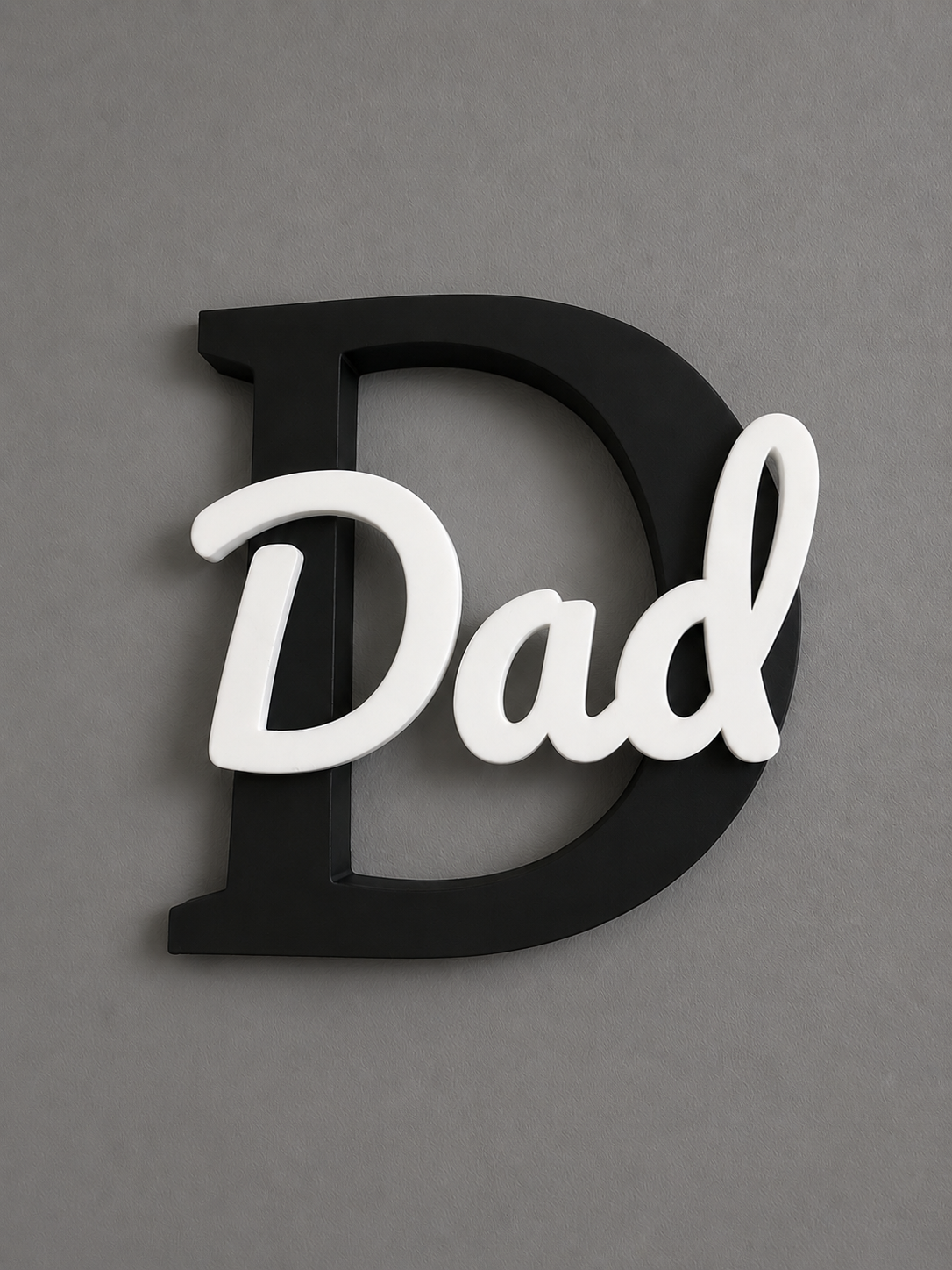 Dad Script Desk Display / Wall Mount Sign for fathers day for dads