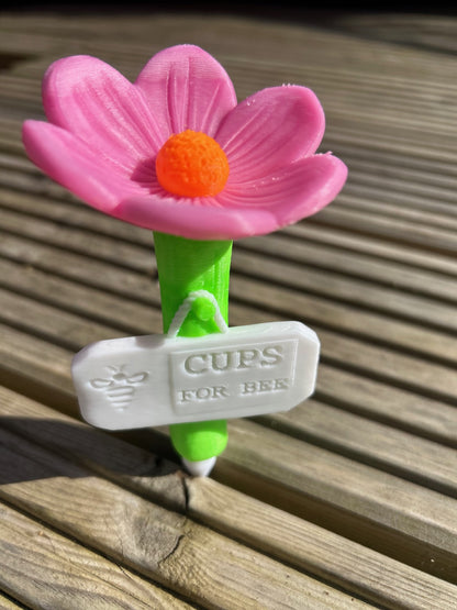 Bee Water Cup – Flower Garden Spike