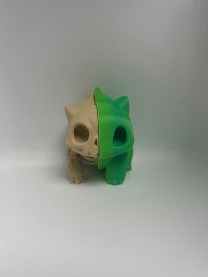 Bulbasaur Skeleton Stylized Pokémon Figure