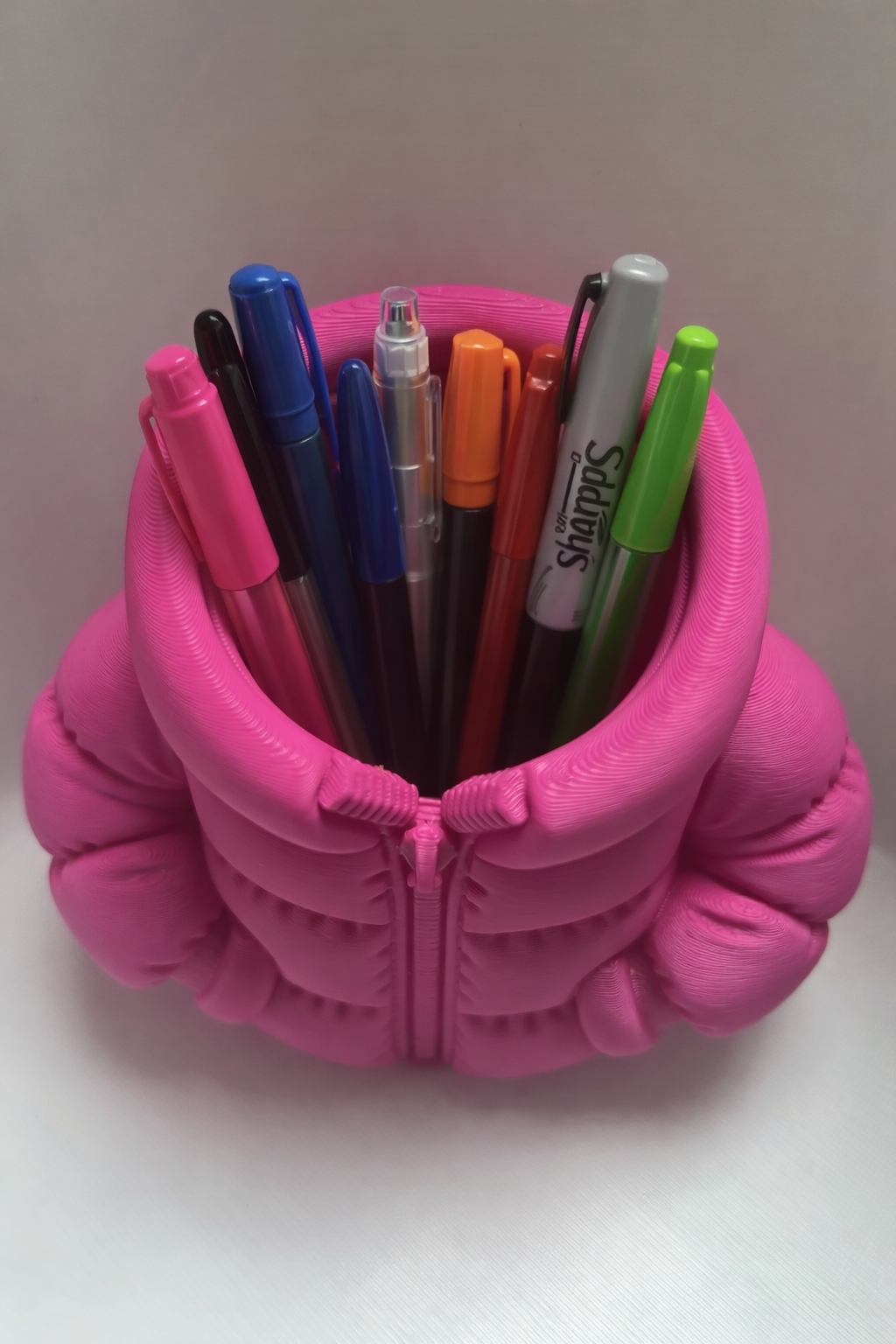 Puffer Jacket Pen Holder I Desk Organizer I stationary holder