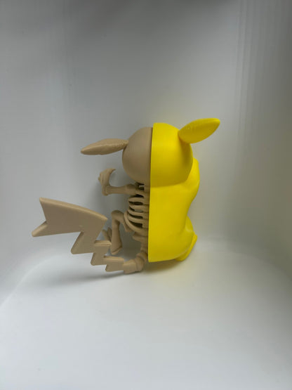 Pikachu Pokémon Skeleton action Figure Halloween I Display collectible