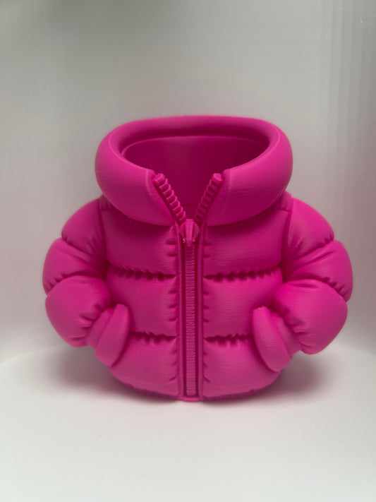 Puffer Jacket Pen Holder I Desk Organizer I stationary holder