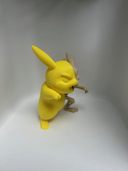 Pikachu Pokémon Skeleton action Figure Halloween I Display collectible