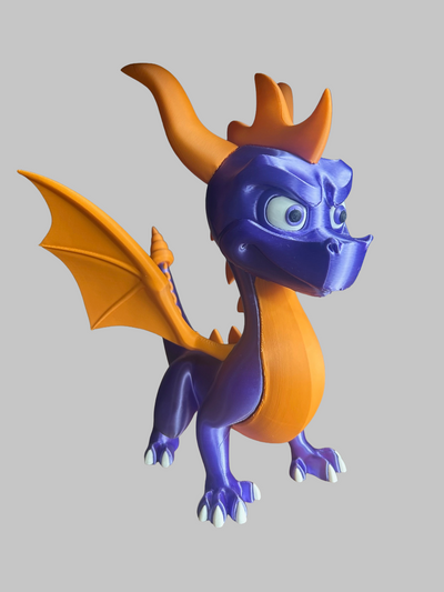 Retro Game Dragon Spyro Display Figure