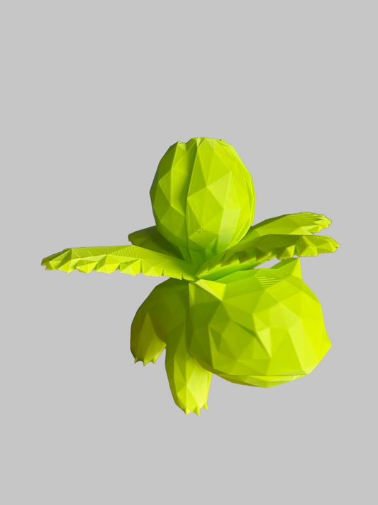 Low Poly Ivysaur large display figure