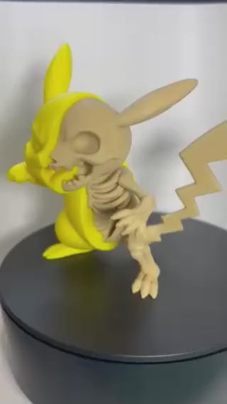 Pikachu Pokémon Skeleton action Figure Halloween I Display collectible