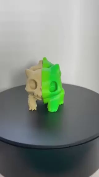 Bulbasaur Skeleton Stylized Pokémon Figure